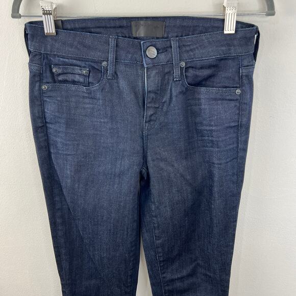 VINCE Blue Resin Rinse High Rise Cotton Blend Riley Jegging Legging Size 27 - Picture 6 of 9